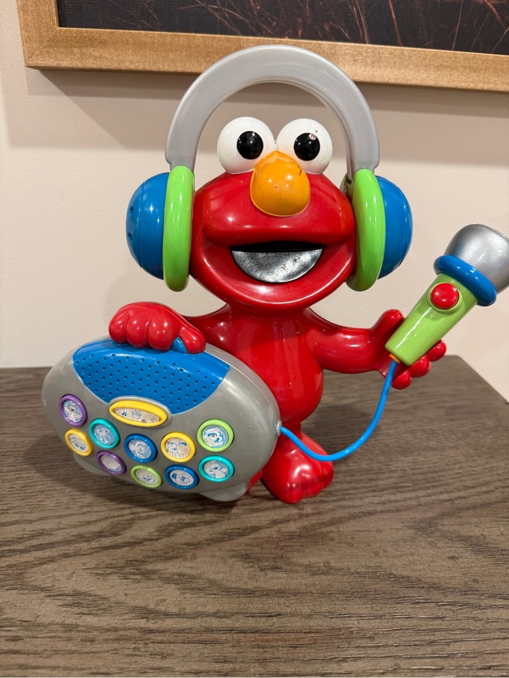 Vntg 2004 Sesame Street Elmo Sing With Elmos Greatest Hits Musical Microphone